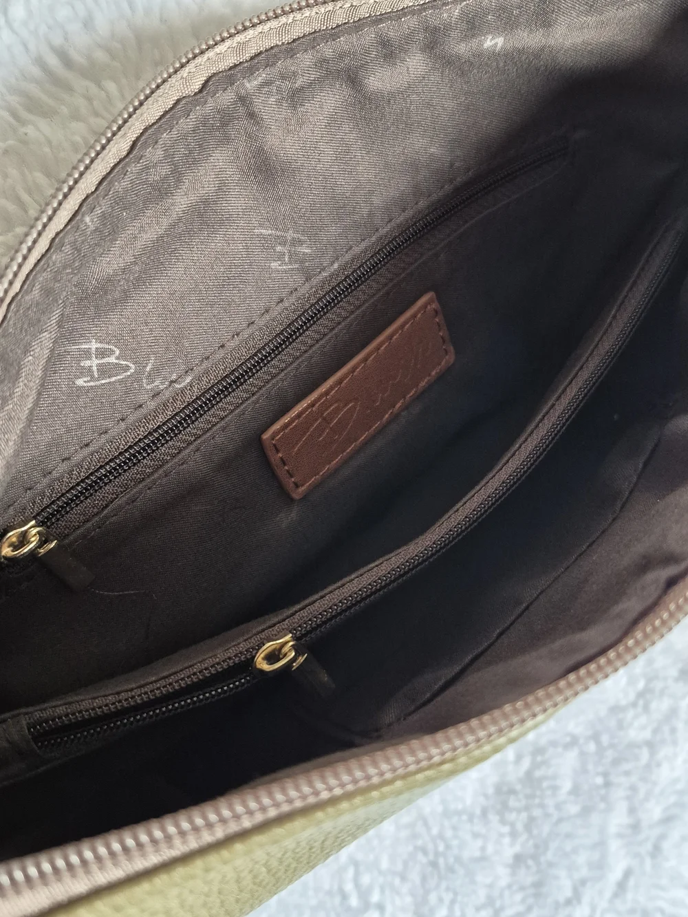 Olive Green Women's Shoulder Bag - Picture 7 of 10